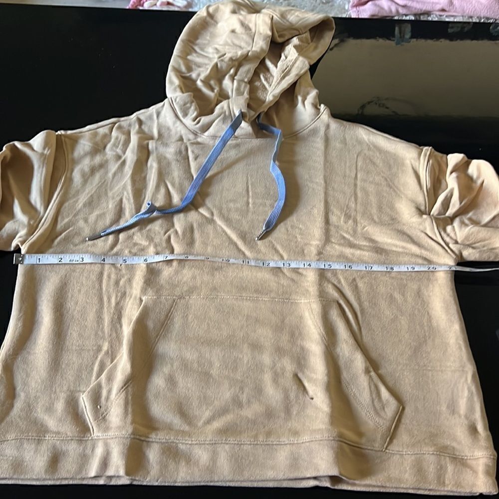 NWT Madewell dropped shoulder hoodie desert dune M - Picture 6 of 9